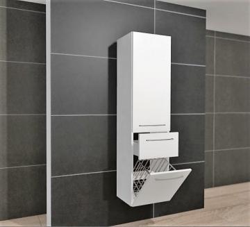 Hochschrank Bern » Badschrank mit Wäschekippe Breite 30 cm