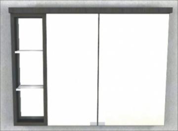 Puris Crescendo 2D-Spiegelschrank Links LED 90 cm