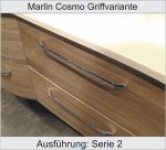 Marlin Bad 3090 - COSMO | Mittelschrank 2 Tren + 1 Auszug 40 cm