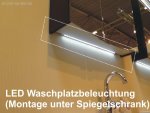 Puris Fine Line LED Waschtischbeleuchtung | Breite 116 cm