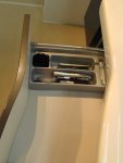 Pelipal Contea Badmbel Kosmetikeinsatz fr Waschtischunterschrank mit Auszge unter dem Waschtischbecken