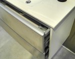 Pelipal Serie 6040 Waschtisch mit Unterschrank Doppelwaschtisch 121 cm