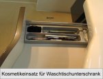 Pelipal Serie 7005 Waschtisch mit Unterschrank 155 cm | RUNDUNG LINKS + Tr Rechts | Set A