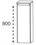 Puris Unique Badmbel Highboard + Wschekippe 30 cm