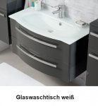 Badmbel Pelipal Fokus 4005 Waschtisch mit Unterschrank A 90 cm| Lack Steingrau Hochglanz