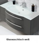 Badmbel Pelipal Fokus 4005 Waschtisch mit Unterschrank G 115 cm | Lack Steingrau Hochglanz