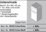 Fackelmann A-Vero Unterschrank + Schublade