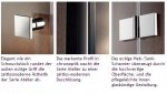 HSK Duschkabine Atelier C Viertelkreis Dusche | 2 Türen