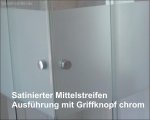 HSK Duschkabine Atelier Plan Pur A Nischendusche + Schiebetr