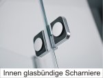HSK Duschkabine Exklusiv B Fünfeck Dusche | 2 Drehfalttüren