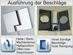 HSK Duschkabine K2P Variante E Nischen Dusche | Drehfalttr