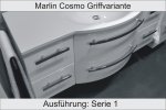 Marlin Bad 3090 - COSMO | Hochschrank 2 Tren + 1 Schubkasten 40 cm