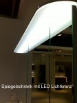 Pelipal Balto Spiegelschrank B + Lichtkranz | 123 cm