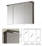 Pelipal Pineo 92 - 100 cm | Set B | Spiegelschrank mit Kranz
