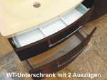 Puris Classic Line Waschtischunterschrank 90 cm | 2 Auszge | Fr Mineralguss