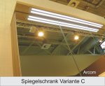 Puris Kera Trends Spiegelschrank B 75 cm | Gesimsboden LED