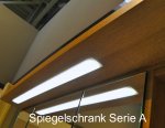 Puris Swing Spiegelschrank + Regal 180 cm Serie A